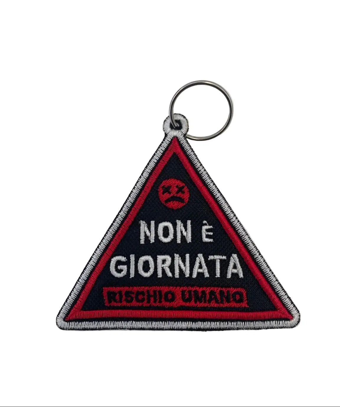 Portachiave Ricamato OGGI NON è GIORNATA