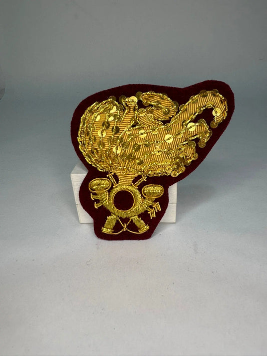 Fregio Ricamato da Tesa Bersaglieri Fiamma Storica