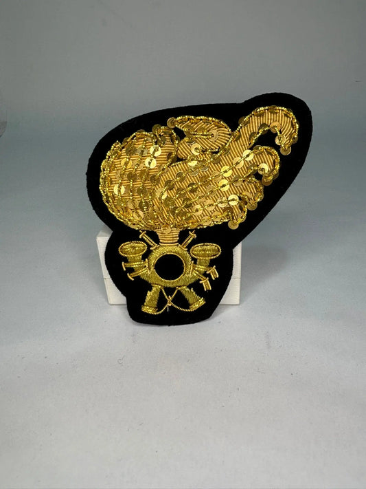 Fregio Ricamato da Tesa Bersaglieri Fiamma Storica