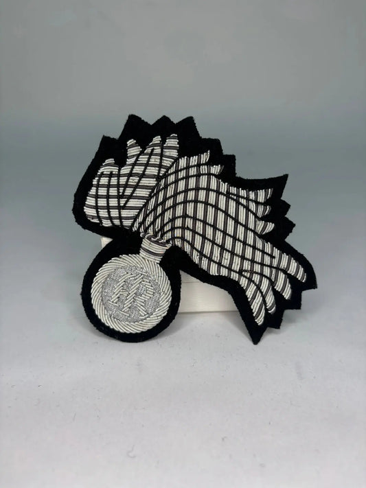 Fregio Ricamato da Tesa Argento Carabinieri Appuntato Scelto QS