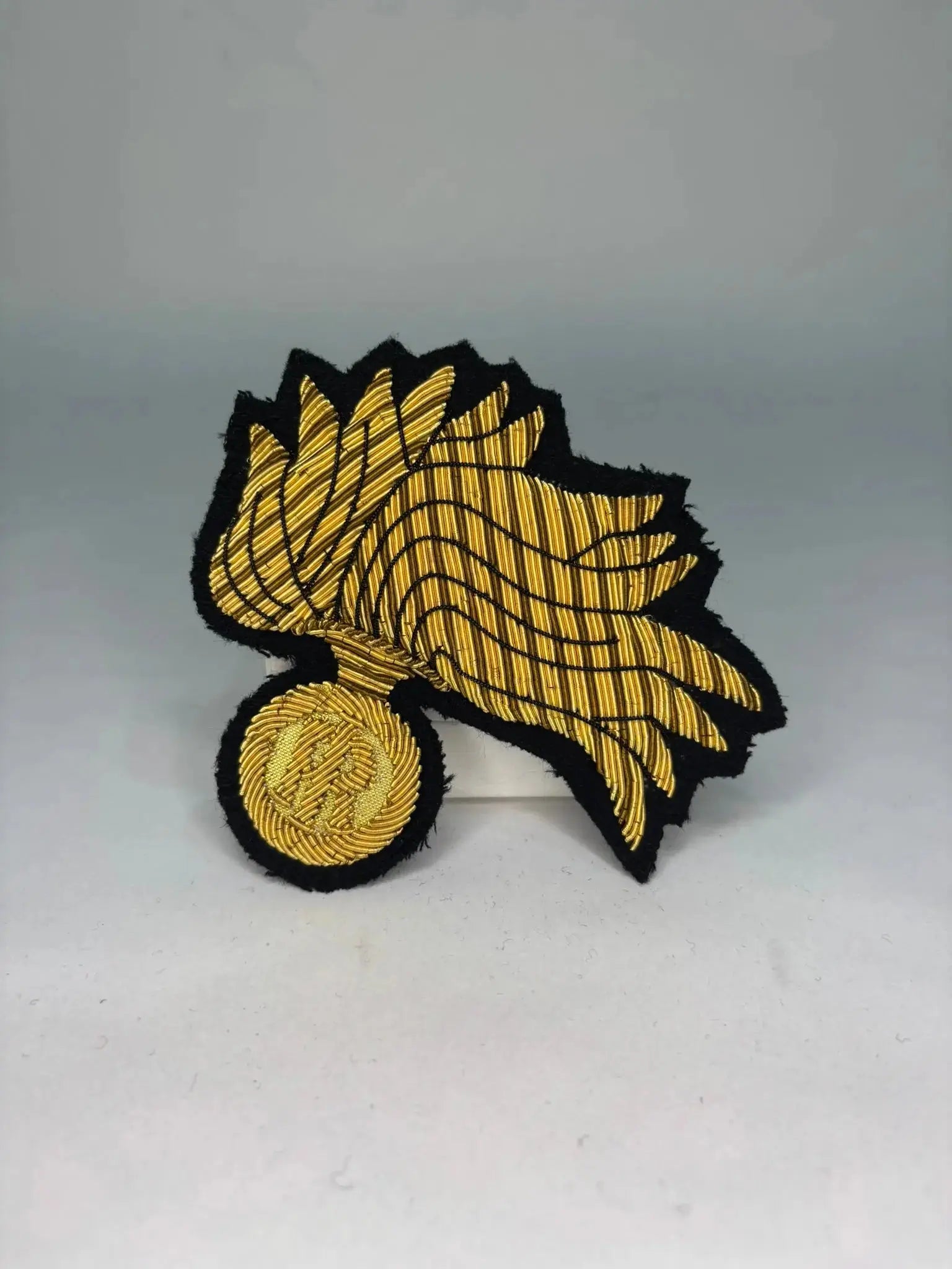 Fregio Ricamato da Tesa Oro Carabinieri Brigadiere Capo QS DMC Military