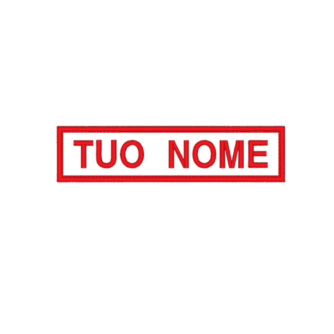 Patch Nome Personalizzata - Croce Rossa Italiana