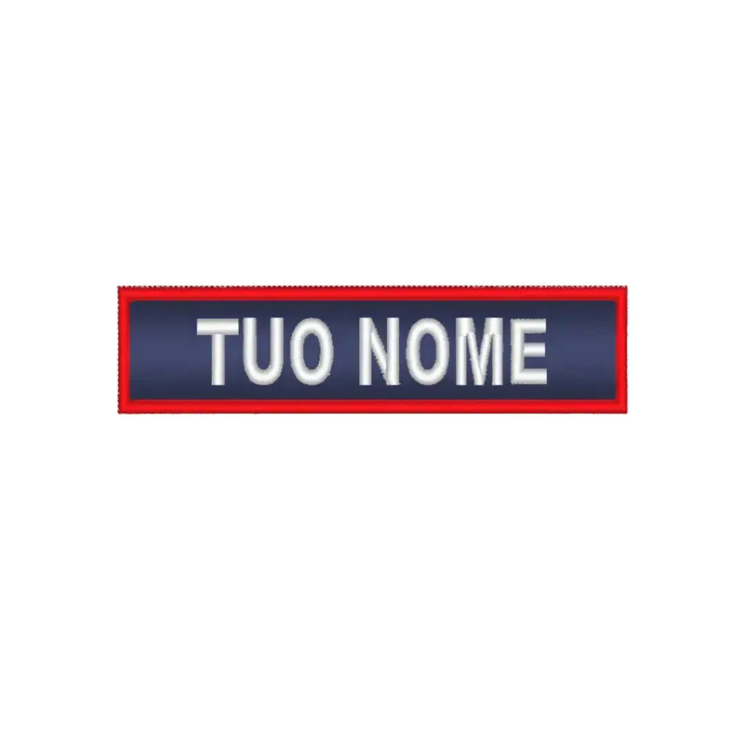 Patch Ricamata Blu