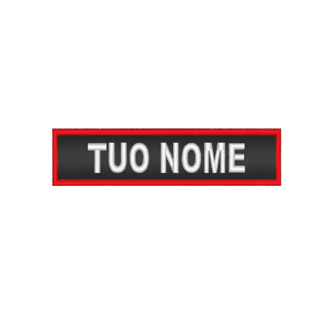 Patch Ricamata Nera