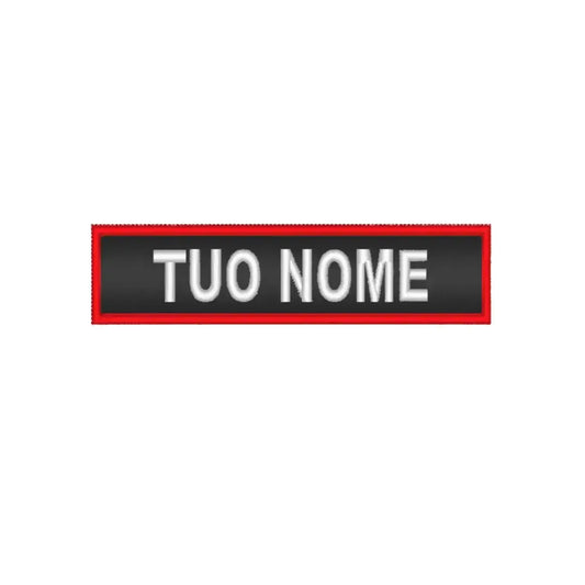 Patch Ricamata Nera
