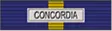 Nastrino commemorativo  EU Missione Concordia EUFOR in FYROM.